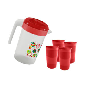 Pichel-plastico-vasos-plasticos-regalo-navideño-guateplast-costa-rica-articulos-promocionales-costa-rica-rojo