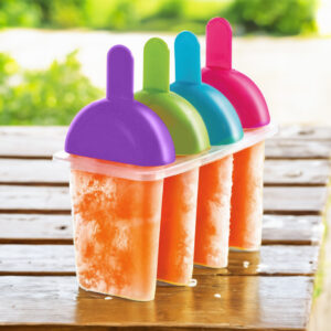 Moldes plásticos de helado para niños, Kit casero para hacer paletas, Moldes coloridos para helado, Moldes de paleta reutilizables,
